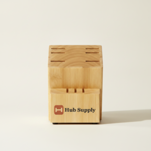 Bamboo Knife Block