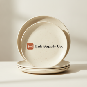 Ceramic Dinner Plates Set of 4