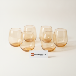 Handblown Glasses Set of 6