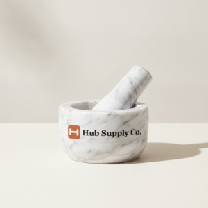 Marble Mortar and Pestle