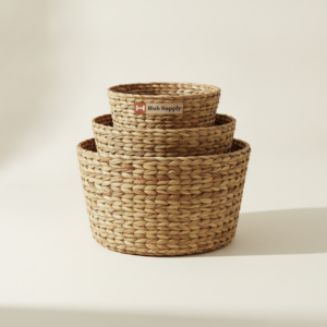 Woven Storage Baskets Set of 3